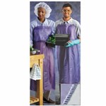 33X44 8MIL VINYL APRON BLUE