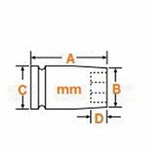 SOCKET 1/2DR 30MM HEX 41.3MM OAL