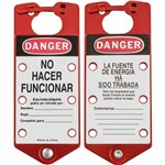 PK5 RED ALUM LOCKOUT HASP - SPANISH