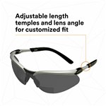 11374-00000 GRAY READER GLASSES (+1.50)