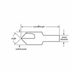 209SF 3/4 90DEG SINGLE FL COUNTERSINK