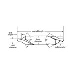 217-B #11 BELL COMB DRILL & CONTERSINK