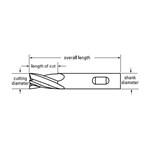 553 3/8 4FL CC SE PM PLUS END MILL TiN