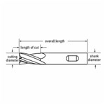 683 1"X1" 4FL NCC SE END MILL TiN