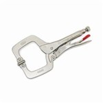 11" LOCKING C-CLAMP - SWIVEL PADS