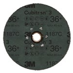 5" 36+ 1187C CUB3 TN QC FIBRE DISC