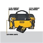 20V COMPACT DRILL/IMPACT DRIVER COMBO KI