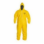 2XL TYCHEM QC COVERALL (YELLOW)