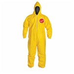 2XL TYCHEM QC COVERALL (YELLOW)