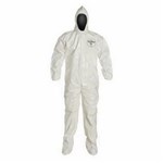 L TYCHEM SL COVERALL W/HOOD & BOOTS