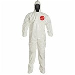 L TYCHEM SL COVERALL W/HOOD & BOOTS