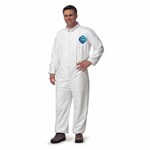 TYVEK WHITE COVERALLS (LARGE)