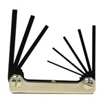 81 8PC FOLD-UP HEX KEY SET (.050-5/32)