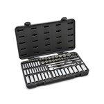 76PC SAE/MM MECH TOOL SET 12PT-1/4&3/8DR