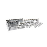 76PC SAE/MM MECH TOOL SET 12PT-1/4&3/8DR