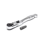 6" 72T QR LOCKING FLEX SLIM HEAD RATCHET