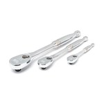 3PC 90T TEARDROP RATCHET (1/4,3/8&1/2DR)