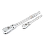 2PC 90T FLEX HEAD TEARDROP RATCHET SET