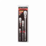 4PC FLEX HEAD TEARDROP RATCHET SET