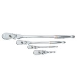 4PC 90T FLEX HEAD TEARDROP RATCHET SET