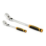 2PC 90T DUAL LOCKING FLEX HEAD RATCHET