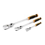 3PC 90T DUAL MAT LOCK FLEX HEAD RATCHET