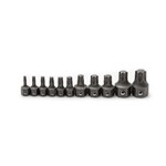 11PC INSERT BIT SET FOR 6&12PT WRENCHES