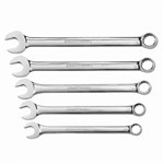 5PC SAE LONG PAT COMB WRENCH SET 12PT