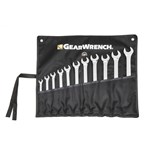 11PC LP COMB SAE WRENCH W/TOOL ROLL