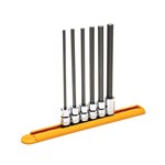 6PC METRIC SET LONG HEX BIT SOCKET 3/8DR