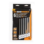 6PC METRIC SET LONG HEX BIT SOCKET 3/8DR