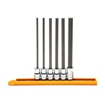 6PC METRIC SET LONG HEX BIT SOCKET 3/8DR