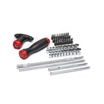 56PC RATCHETING GEARDRIVER SCREW DR SET