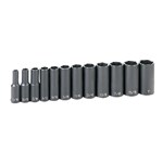 SOCKET SET 3/8 DR 6 PT 5/16"-1"