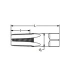 1/4-18NPT PTT 4FL TAPER PIPE TAP W/TIN