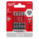 SHOCKWAVE 2" T25 BIT 5PK