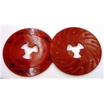 7" EX HARD RED BACK UP PAD PLATE 80514