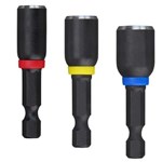 3PC SHOCKWAVE 1-7/8" MAG NUT DRIVER SET