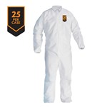 KLEENGUARD A30 WHITE COVERALLS (M)