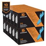 PK100 G10 BLUE NITRILE GLOVE (MED)