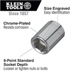 7/16 Standard Socket 6pt-3/8dr