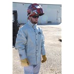 30" LEATHER WELDING JACKET - MEDIUM