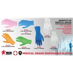 PK100 5MIL DISPOSABLE LATEX GLOVE LARGE