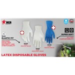 PK100 5MIL DISPOSABLE LATEX GLOVE LARGE