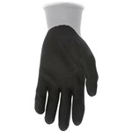 BLACK FOAM NITRILE GLOVE MED