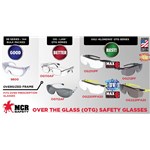 CLEAR VISITOR SAFETY GLASSES