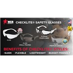 CHECKLITE CLEAR COATED SAFETY GLASSES