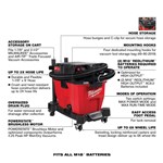 M18 FUEL 9 GALLON WET/DRY VACUUM KIT