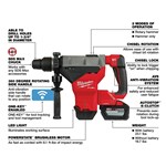 M18 FUEL 1-3/4" SDS MAX ROTARY HAMMER