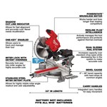 M18 FUEL 12" DUAL BVL SLIDING COMP MITER